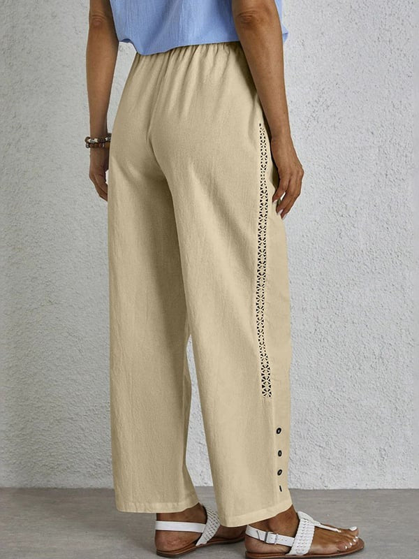 Shania | Pantalones Sueltos con Botones