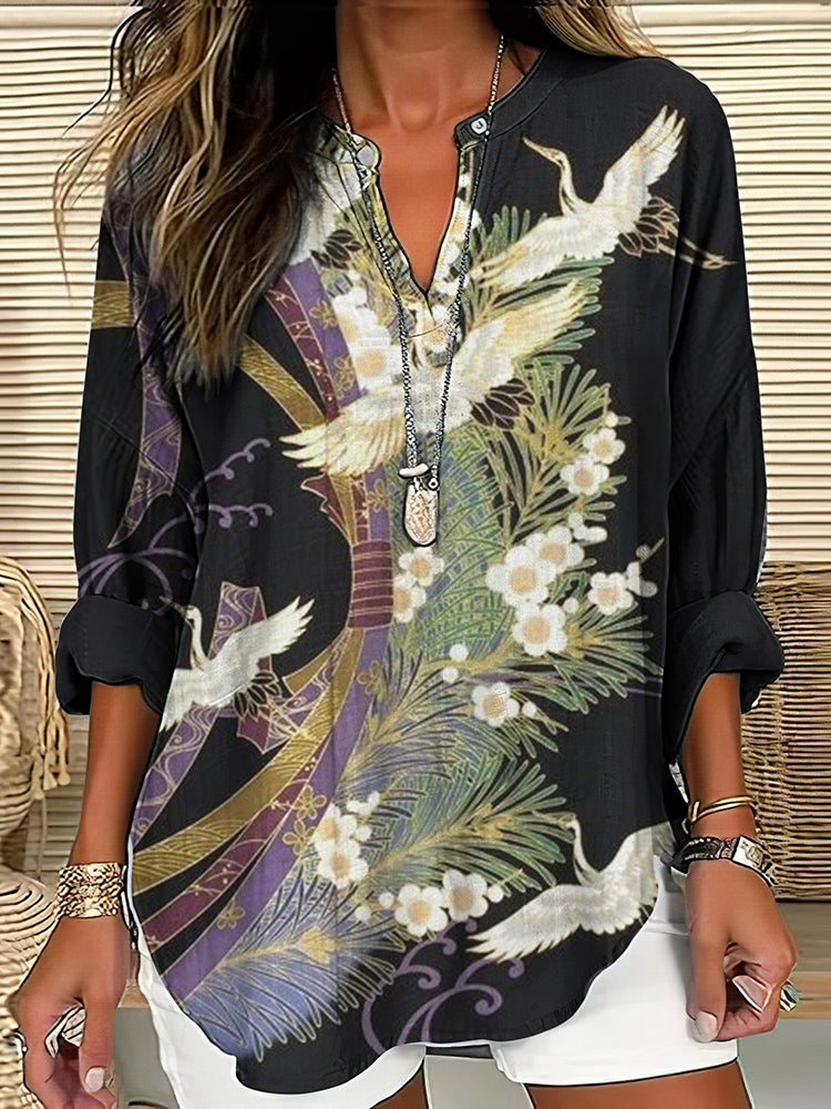 Blusa de Impresión Elegante Penelope™