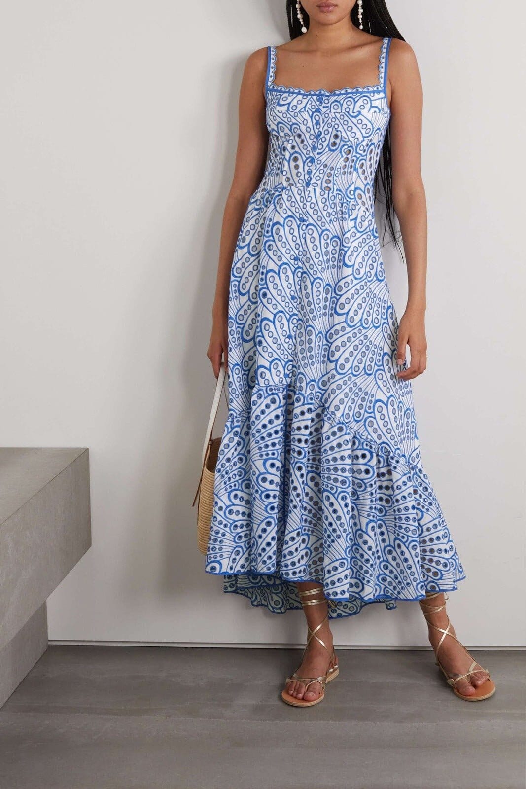 Dolly | Vestido Midi Bustier de Encaje