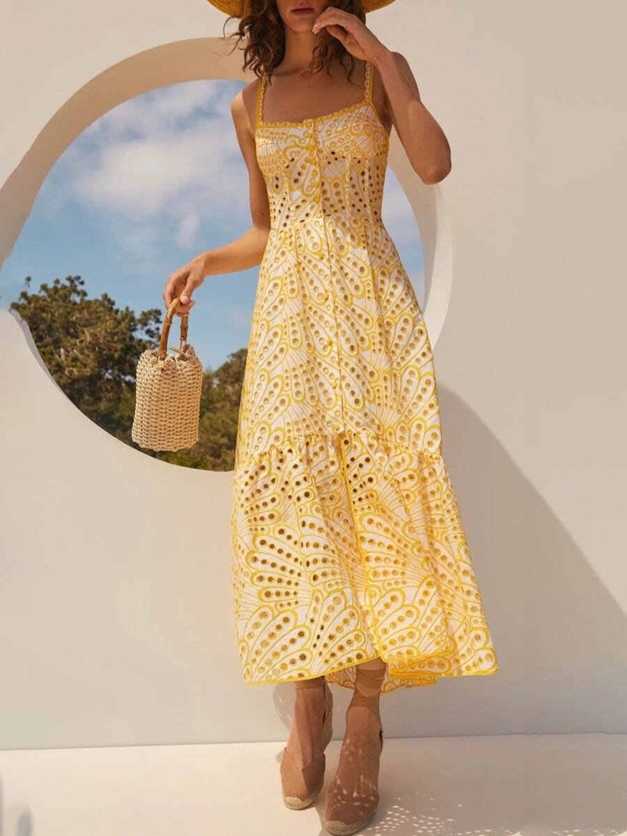 Dolly | Vestido Midi Bustier de Encaje
