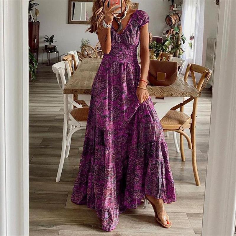 Sienna | Vestido Maxi Floral Bohemio