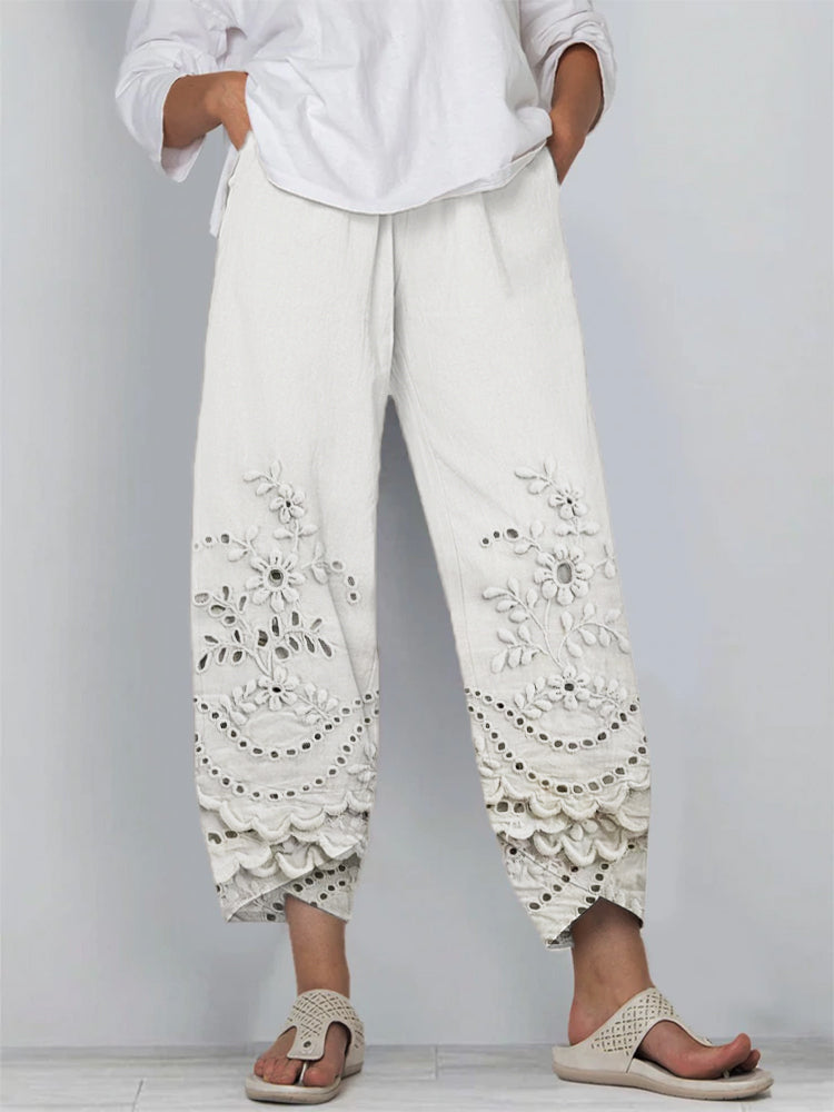 Pantalones de Encaje Impreso Gianna™