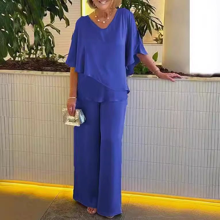 Martha | Conjunto de Pierna Ancha para Mujeres Sin Esfuerzo