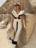Elysia | Conjunto Elegante con Volantes para el Verano