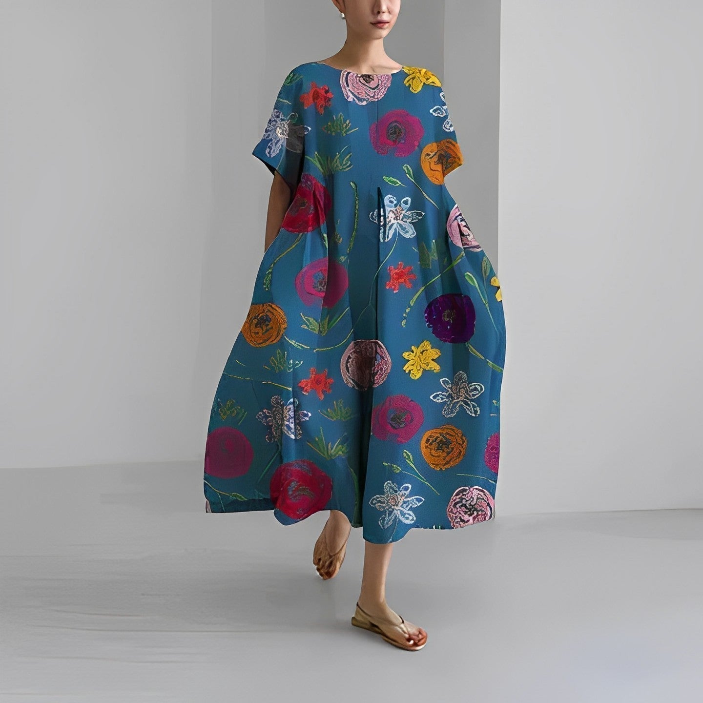 Mackenna | Vestido Floral Audaz