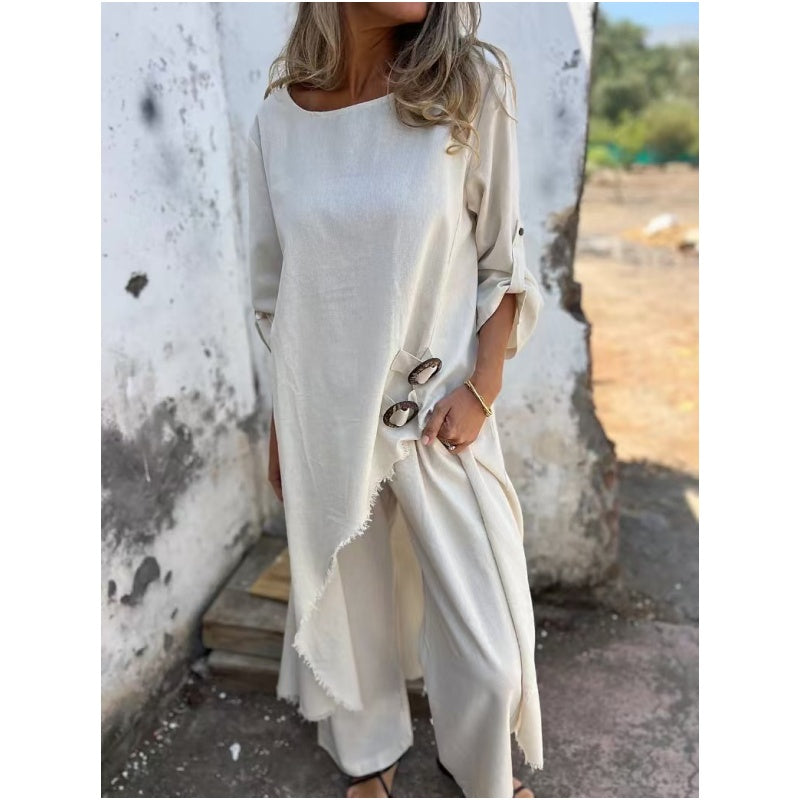 Fallon | Conjunto de Vestido de Dos Piezas Relajado