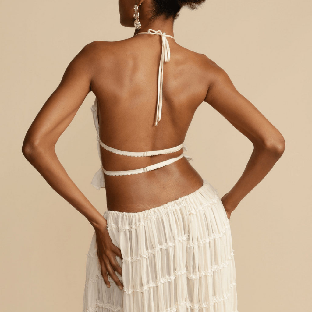 Selara | Conjunto Elegante Plisado de Verano