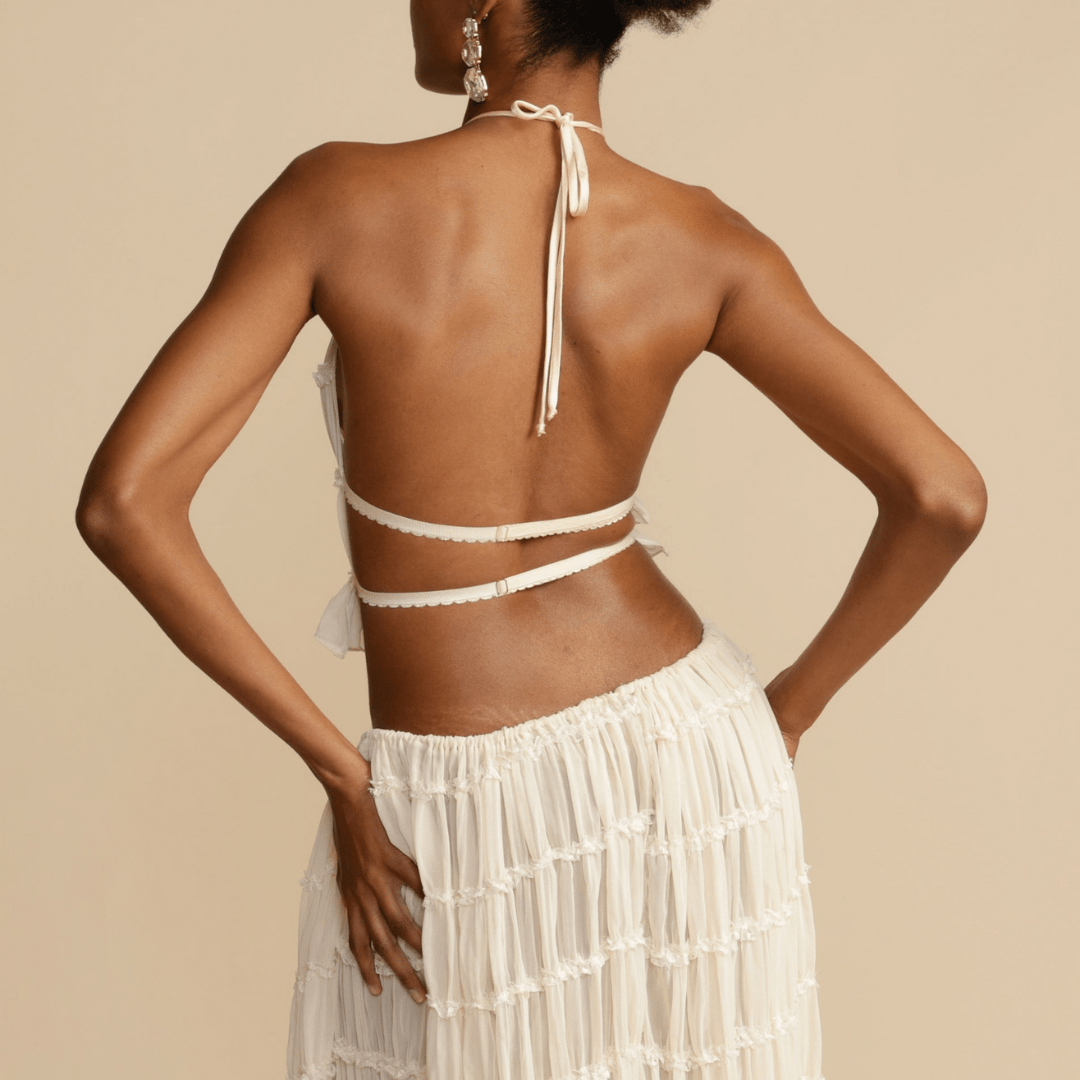 Selara | Conjunto Elegante Plisado de Verano