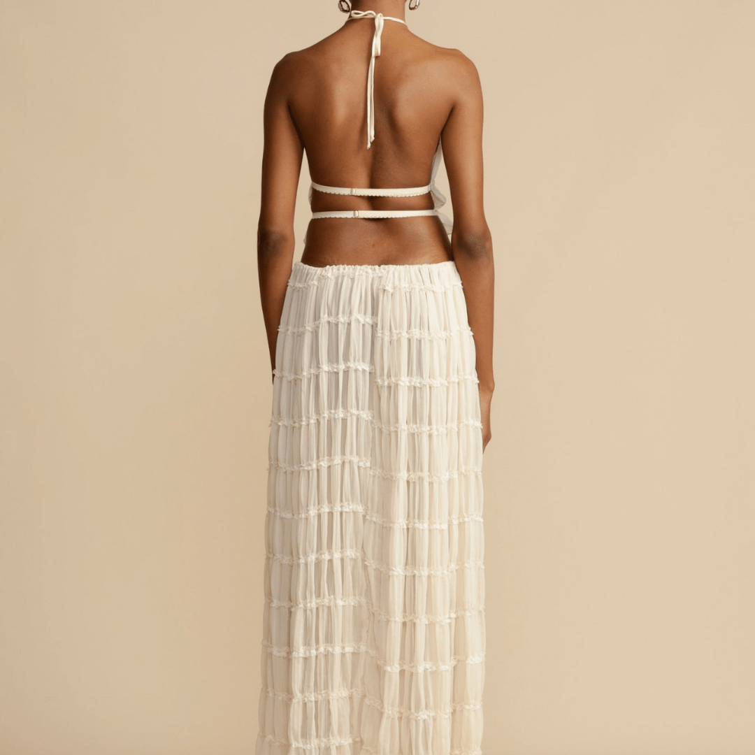 Selara | Conjunto Elegante Plisado de Verano